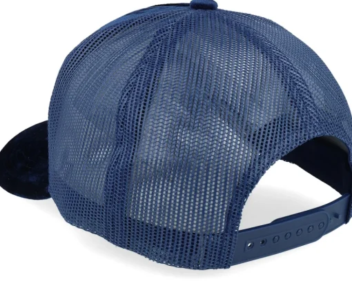 Trucker-Calza Pennello Dolphin Big Patch Velvet Navy Trucker - Blue