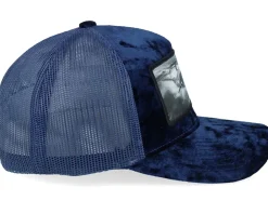 Trucker-Calza Pennello Dolphin Big Patch Velvet Navy Trucker - Blue