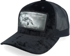 Trucker-Calza Pennello Dolphin Big Patch Velvet Navy Trucker - Blue