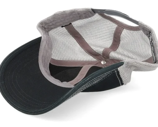 Trucker-Abducted Dolphin On Waves Patch Grey/Black Dad Cap Trucker -