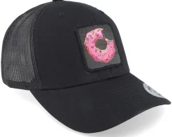 Sale Iconic Donut Smiley Face Retro Black Trucker -