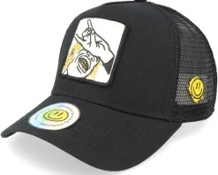 Trucker-Lucid Smile Dope Boy Patch Trucker - Black