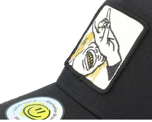Trucker-Lucid Smile Dope Boy Patch Trucker - Black