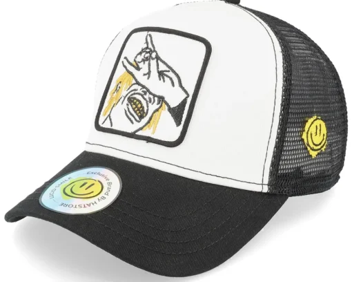 Trucker-Lucid Smile Dope Boy Patch Trucker - Black