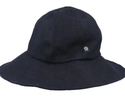 Buckets-CTH Ericson Doris Linen Black Bucket -