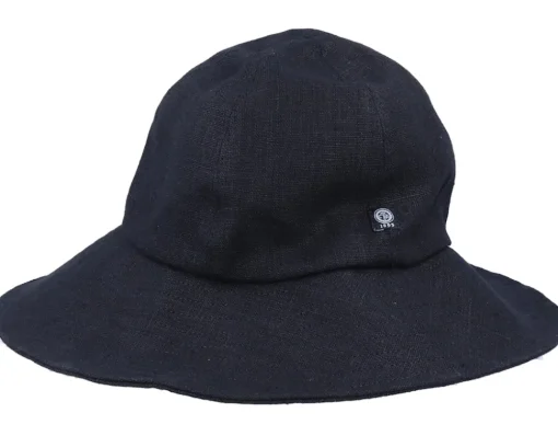 Buckets-CTH Ericson Doris Linen Black Bucket -