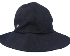 Buckets-CTH Ericson Doris Linen Black Bucket -