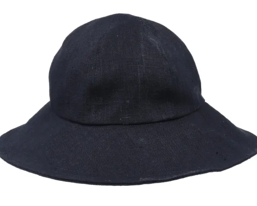 Buckets-CTH Ericson Doris Linen Black Bucket -
