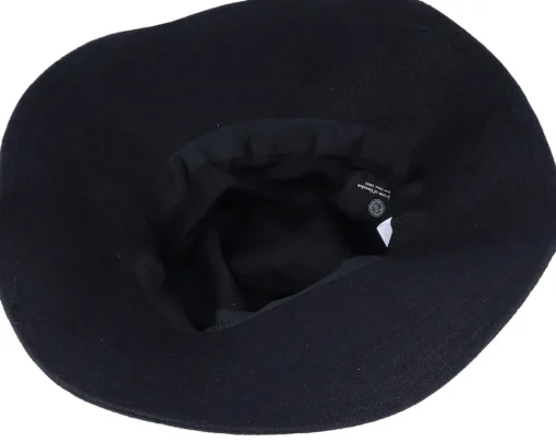Buckets-CTH Ericson Doris Linen Black Bucket -