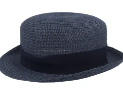 Straw Hat-Mayser Dorle Paperbr Blue Straw Hat -