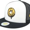 Trucker-Lucid Smile Doughnut Smile White/Black A-frame Trucker -