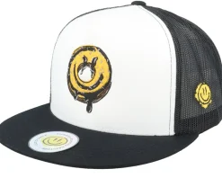 Trucker-Lucid Smile Doughnut Smile White/Black A-frame Trucker -