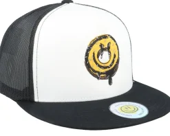 Trucker-Lucid Smile Doughnut Smile White/Black A-frame Trucker -