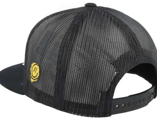 Trucker-Lucid Smile Doughnut Smile White/Black A-frame Trucker -