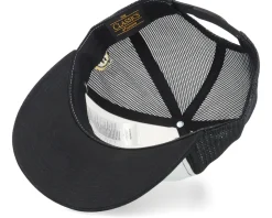 Trucker-Lucid Smile Doughnut Smile White/Black A-frame Trucker -