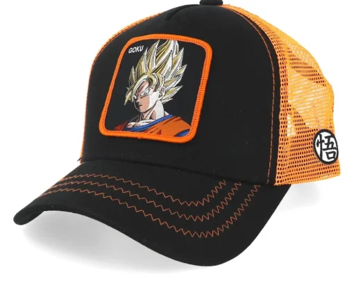 Trucker-Capslab Dragon Ball Goku /Orange Trucker - Black