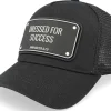 Trucker-John Hatter & Co Dressed For Success Black Trucker -