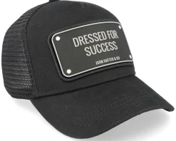 Trucker-John Hatter & Co Dressed For Success Black Trucker -
