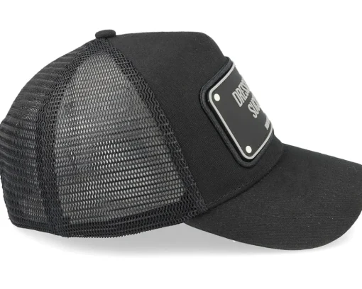 Trucker-John Hatter & Co Dressed For Success Black Trucker -