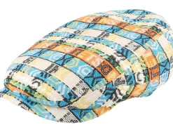 Flat Caps-Stetson Driver Cap Jacquard Multicolor Flat Cap -
