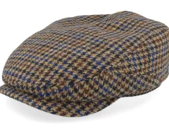 Flat Caps-Lierys Driver Cap Pepita Flat Cap -