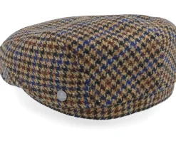 Flat Caps-Lierys Driver Cap Pepita Flat Cap -