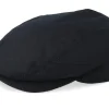 Outlet Stetson Driver Cap Virgin Wool/Casmere Black Flat Cap -