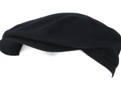 Outlet Stetson Driver Cap Virgin Wool/Casmere Black Flat Cap -