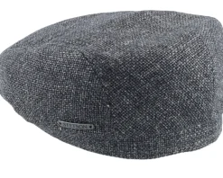 Flat Caps-Stetson Driver Cap Virgin Wool/Linen Grey Flat Cap -