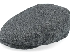 Hot Stetson Driver Wool Anthra Shades Diagonal Flat Cap -
