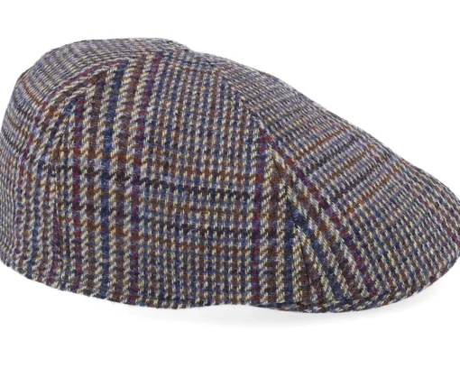 Sale Lierys Duck Cap Glecheck Beige Flatcap -