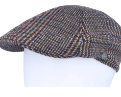 Sale Lierys Duck Cap Glecheck Beige Flatcap -