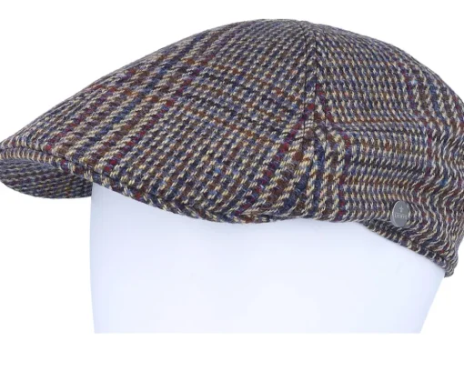 Sale Lierys Duck Cap Glecheck Beige Flatcap -