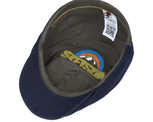 Flat Caps-Stetson Duck Cap Vintage Wax Flat Cap -
