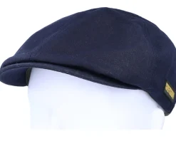 Flat Caps-Stetson Duck Cap Vintage Wax Flat Cap -
