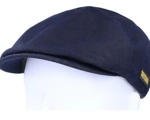 Flat Caps-Stetson Duck Cap Vintage Wax Flat Cap -