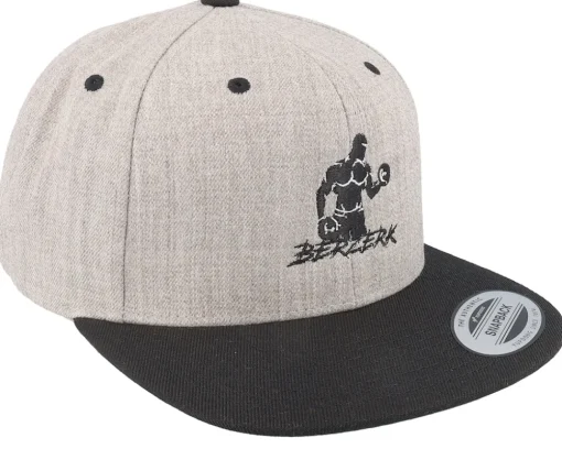 Snapback-Berzerk Dumbbell Bicep Curl Fitness Grey/Black Snapback -