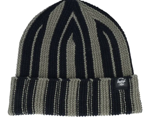 Online Herschel Duncan Beanie Black/Bungee Cord Cuff -
