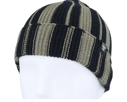 Online Herschel Duncan Beanie Black/Bungee Cord Cuff -
