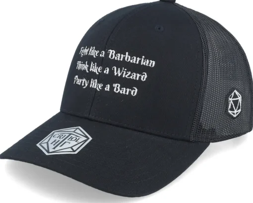 Trucker-Critiql Hit Dungeon Lessons Black Trucker -