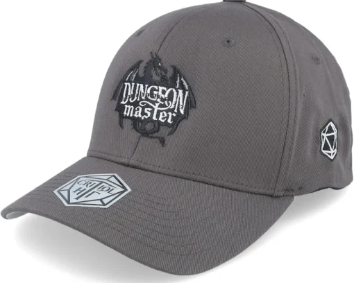 Flexfit-Critiql Hit Dungeon Master Dragon Silhouette Dark Grey Flexfit -