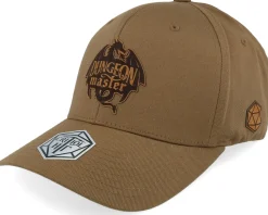 Flexfit-Critiql Hit Dungeon Master Dragon Silhouette Wooly Combed Coyote Flexfit - Brown