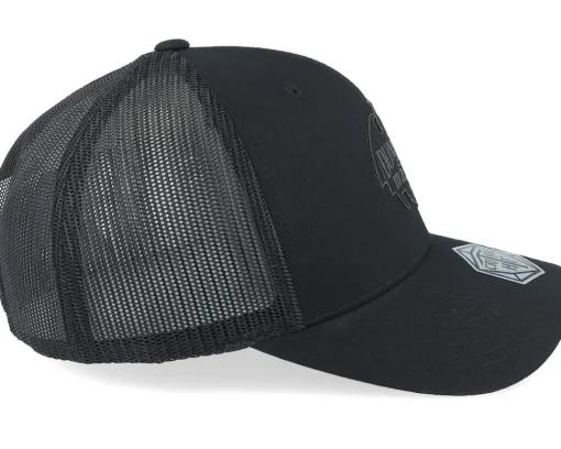 Best Critiql Hit Dungeon Master Dragon Silhouette Black Trucker -