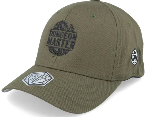Flexfit-Critiql Hit Dungeon Master Logo Dragon Olive Flexfit -