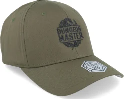 Flexfit-Critiql Hit Dungeon Master Logo Dragon Olive Flexfit -