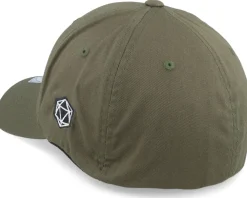 Flexfit-Critiql Hit Dungeon Master Logo Dragon Olive Flexfit -