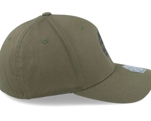 Flexfit-Critiql Hit Dungeon Master Logo Dragon Olive Flexfit -
