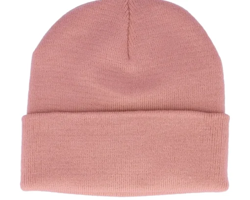 New Beechfield Dusky Cuff Blank Beanie - Pink