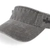 Clearance MJM Hats Dyed Cotton Twill Visor - Black