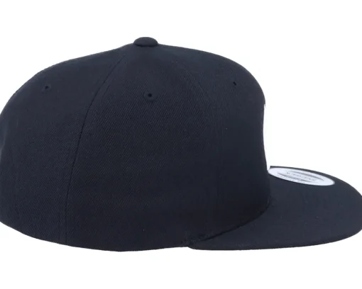 Snapback-Iconic E Letter 3D Black Snapback -